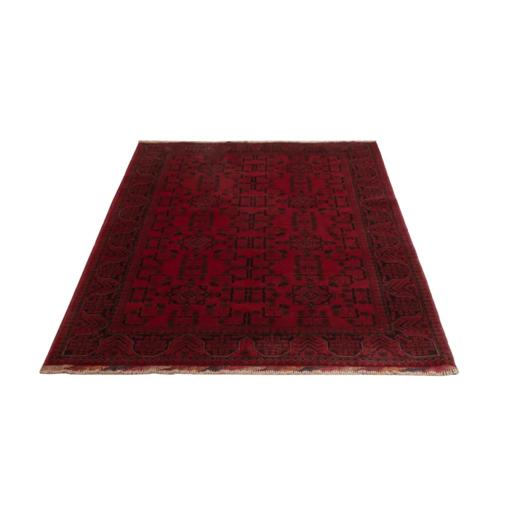 Afghanske tepper - Kunduz - 195 x 125 cm - rød