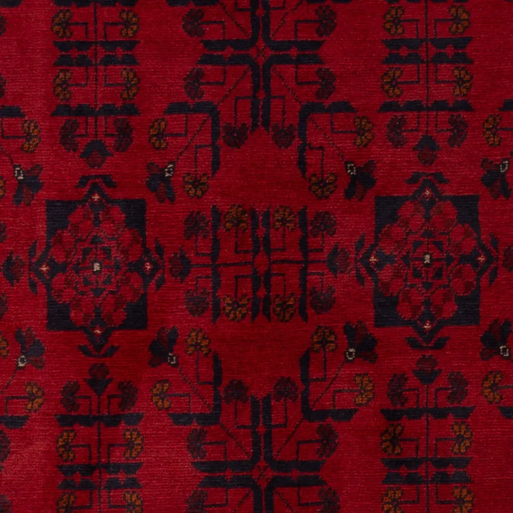Afghanske tepper - Kunduz - 195 x 125 cm - mørk rød