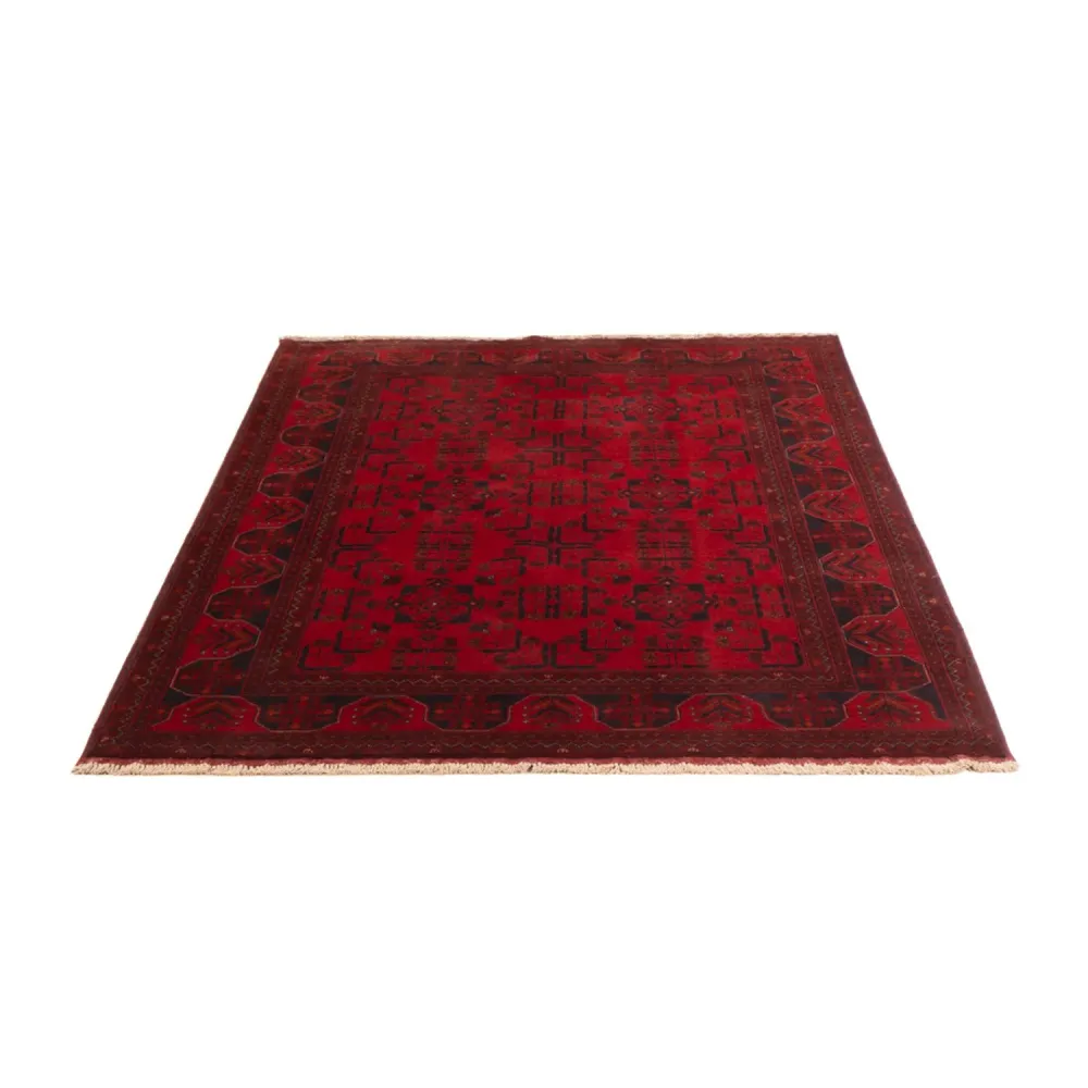 Afghanske tepper - Kunduz - 195 x 125 cm - mørk rød