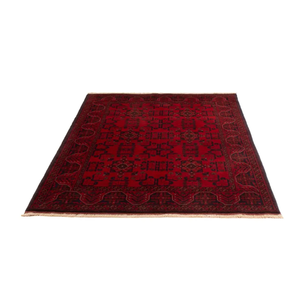 Afghanske tepper - Kunduz - 195 x 125 cm - mørk rød