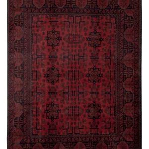 Afghanske tepper - Kunduz - 195 x 150 cm - rød