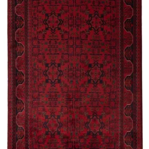 Afghanske tepper - Kunduz - 196 x 120 cm - rød