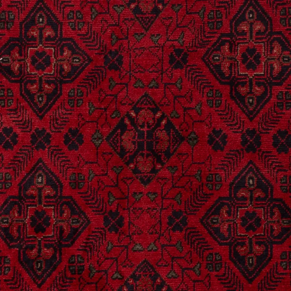 Afghanske tepper - Kunduz - 196 x 124 cm - rød