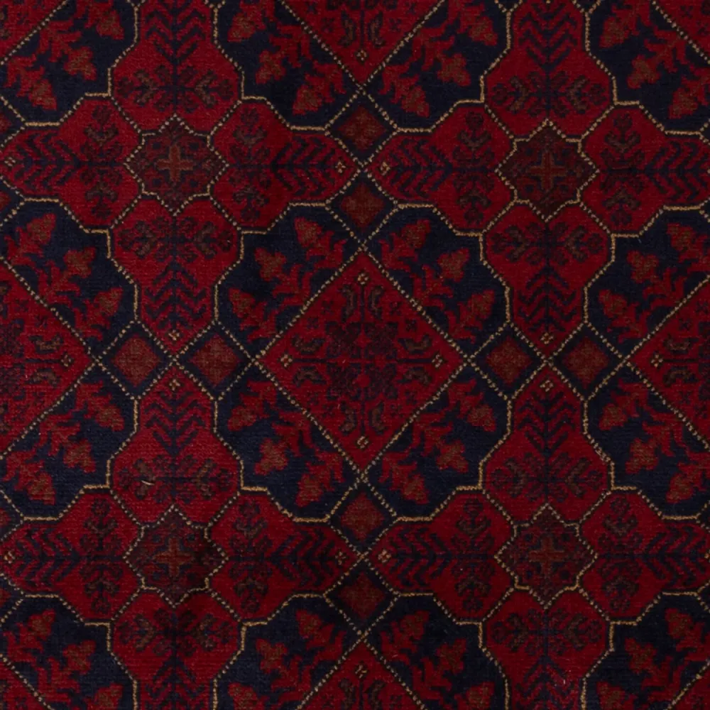 Afghanske tepper - Kunduz - 196 x 126 cm - mørk rød