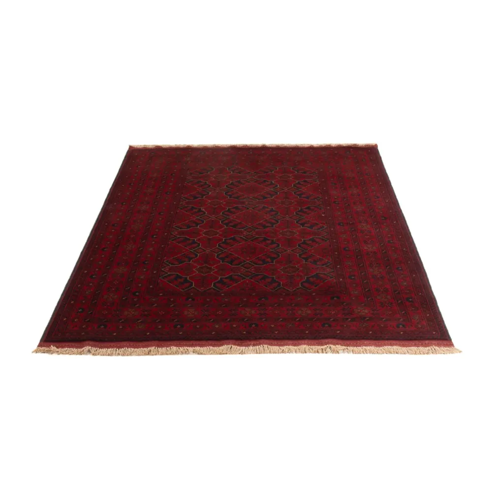 Afghanske tepper - Kunduz - 196 x 126 cm - mørk rød