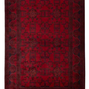 Afghanske tepper - Kunduz - 196 x 127 cm - rød