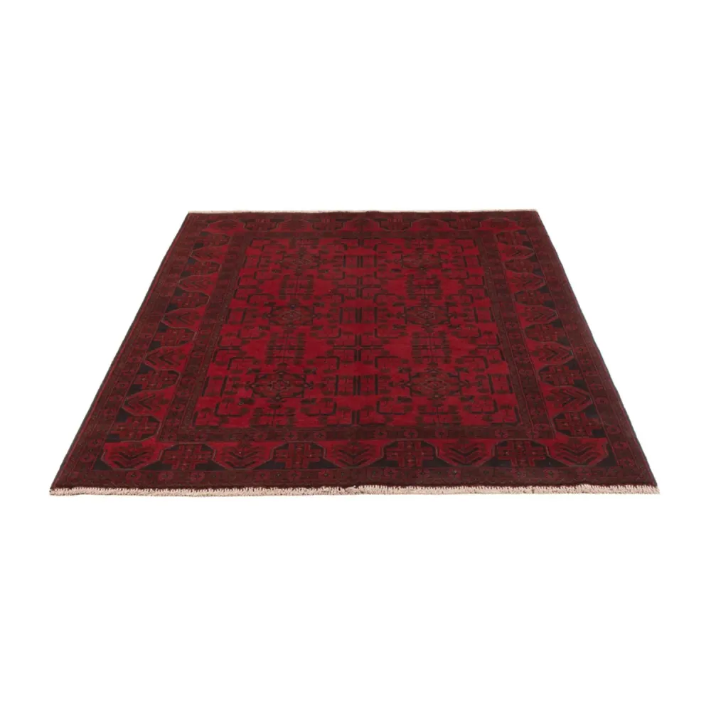 Afghanske tepper - Kunduz - 196 x 127 cm - rød
