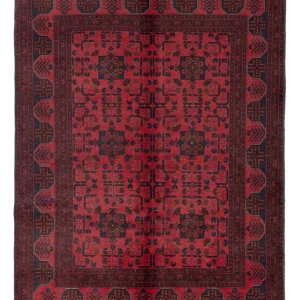 Afghanske tepper - Kunduz - 196 x 150 cm - rød