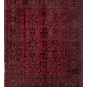 Afghanske tepper - Kunduz - 196 x 150 cm - rød