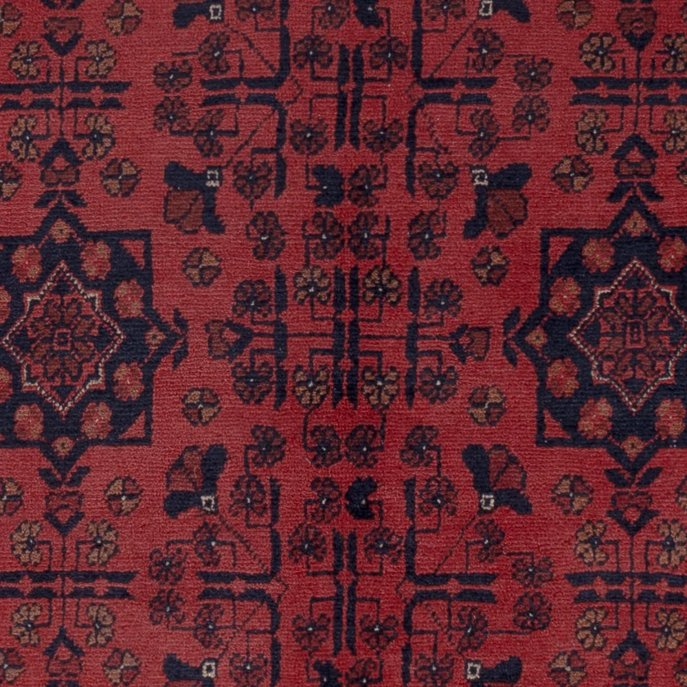 Afghanske tepper - Kunduz - 196 x 151 cm - rød