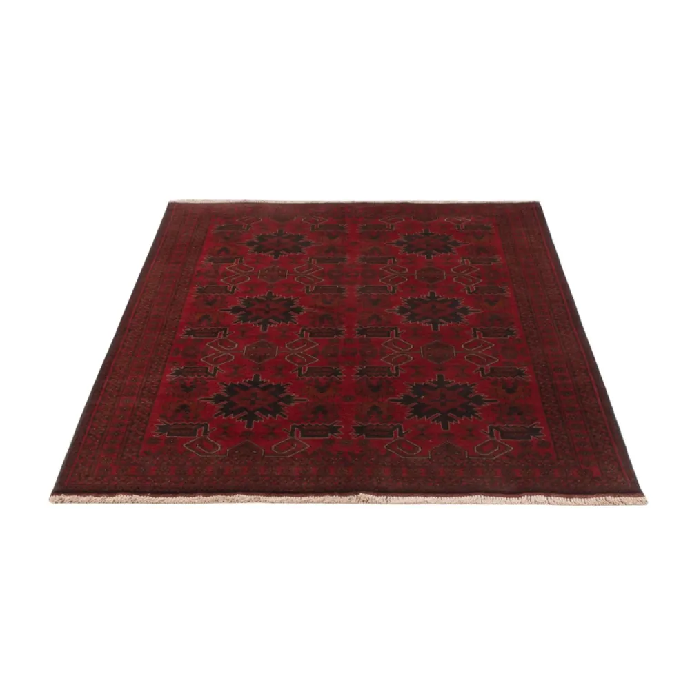 Afghanske tepper - Kunduz - 197 x 125 cm - rød