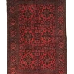 Afghanske tepper - Kunduz - 197 x 126 cm - rød