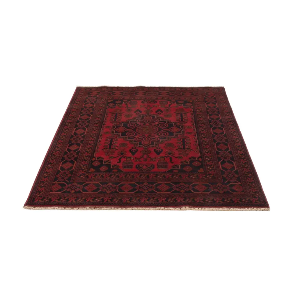 Afghanske tepper - Kunduz - 197 x 128 cm - rød