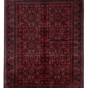 Afghanske tepper - Kunduz - 197 x 146 cm - rød