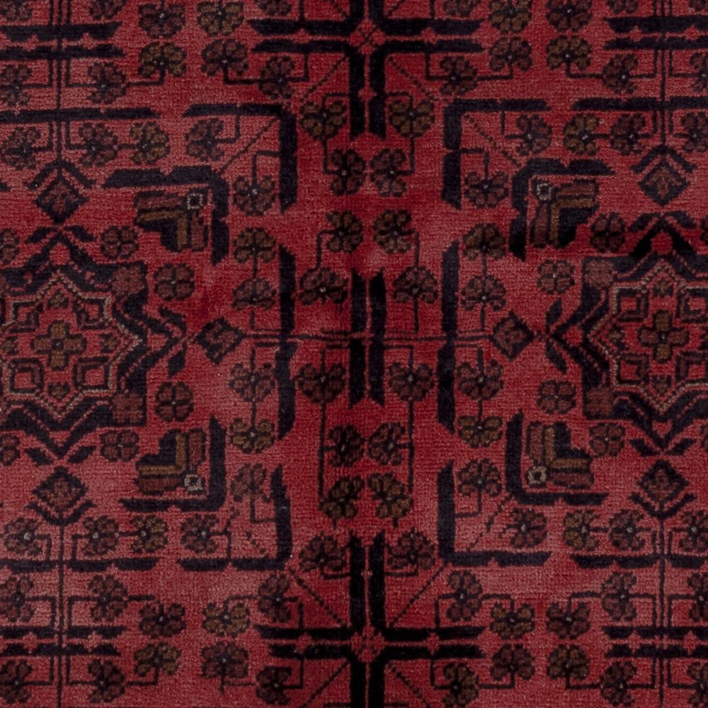 Afghanske tepper - Kunduz - 197 x 146 cm - rød