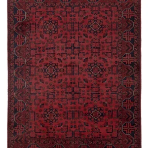 Afghanske tepper - Kunduz - 197 x 147 cm - rød