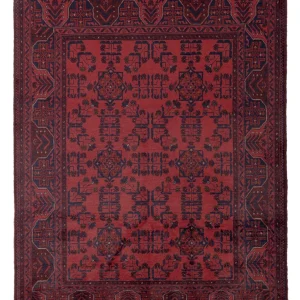 Afghanske tepper - Kunduz - 197 x 148 cm - rød
