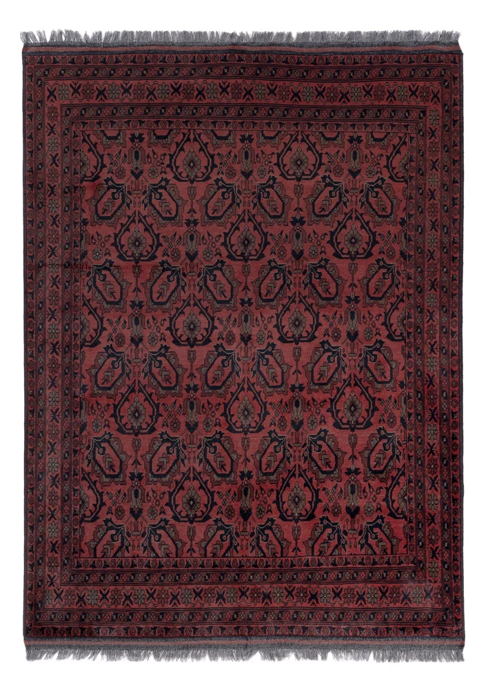 Afghanske tepper - Kunduz - 197 x 150 cm - rød