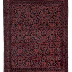 Afghanske tepper - Kunduz - 197 x 150 cm - rød