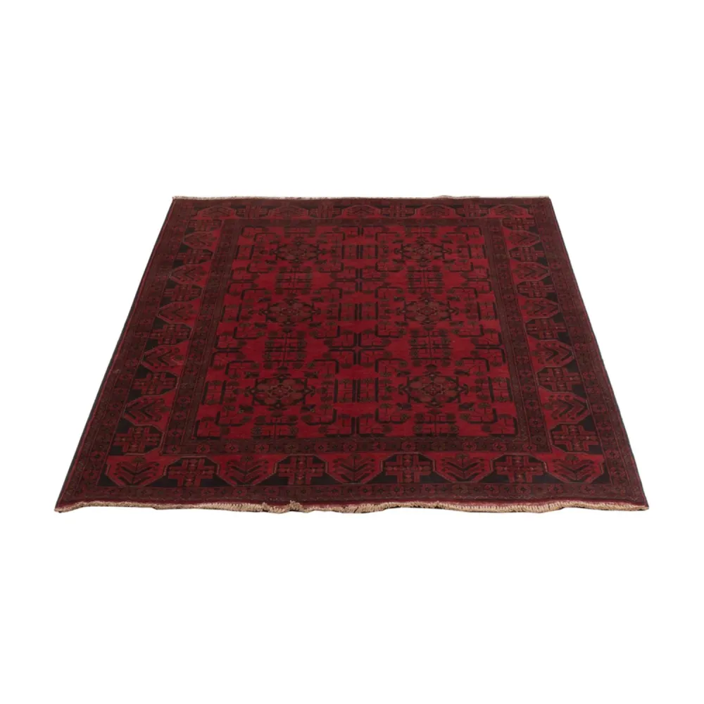 Afghanske tepper - Kunduz - 198 x 126 cm - rød