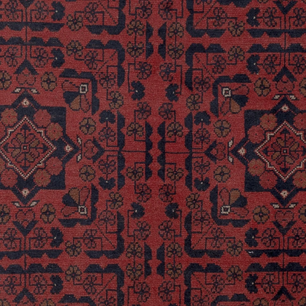 Afghanske tepper - Kunduz - 198 x 148 cm - rød