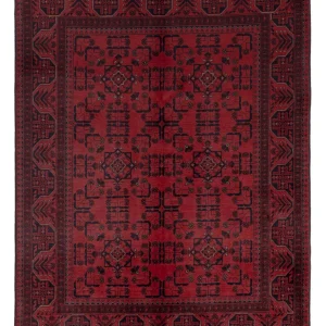 Afghanske tepper - Kunduz - 198 x 150 cm - rød
