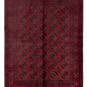 Afghanske tepper - Kunduz - 199 x 150 cm - rød