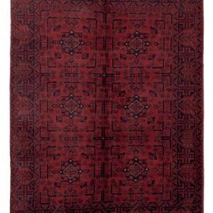 Afghanske tepper - Kunduz - 199 x 154 cm - rød