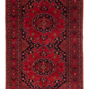 Afghanske tepper - Kunduz - 200 x 120 cm - rød