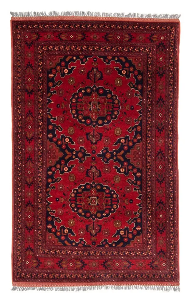 Afghanske tepper - Kunduz - 200 x 120 cm - rød