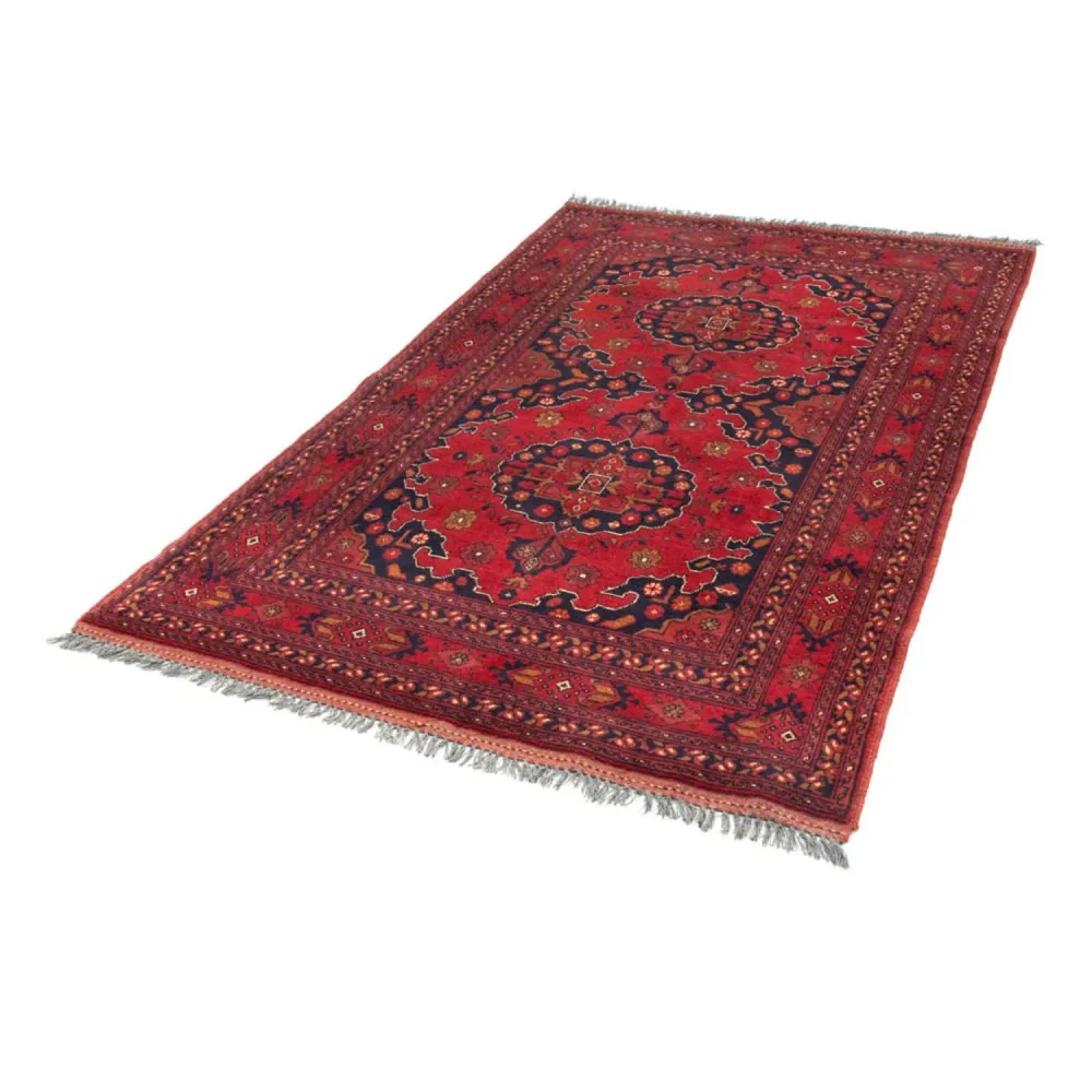 Afghanske tepper - Kunduz - 200 x 120 cm - rød
