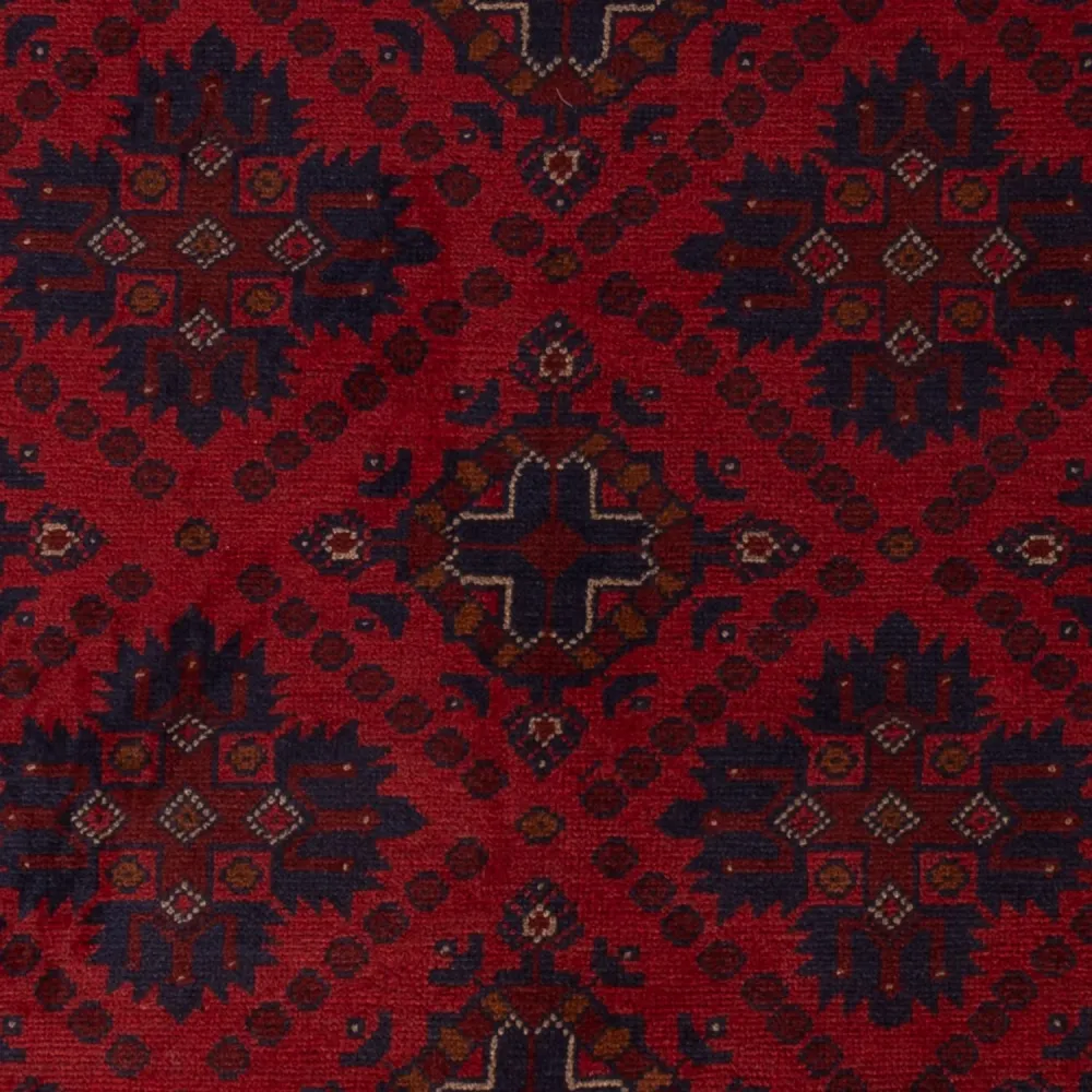 Afghanske tepper - Kunduz - 200 x 122 cm - rød