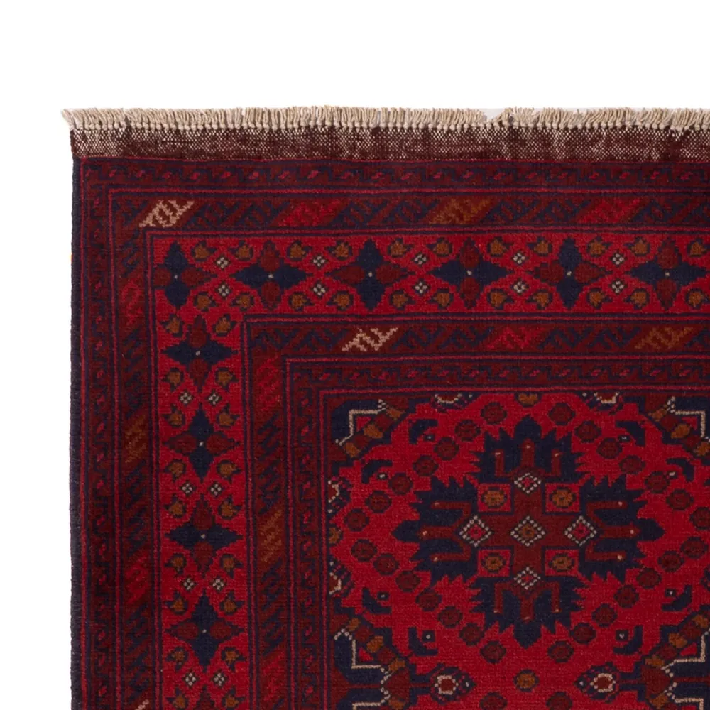 Afghanske tepper - Kunduz - 200 x 122 cm - rød