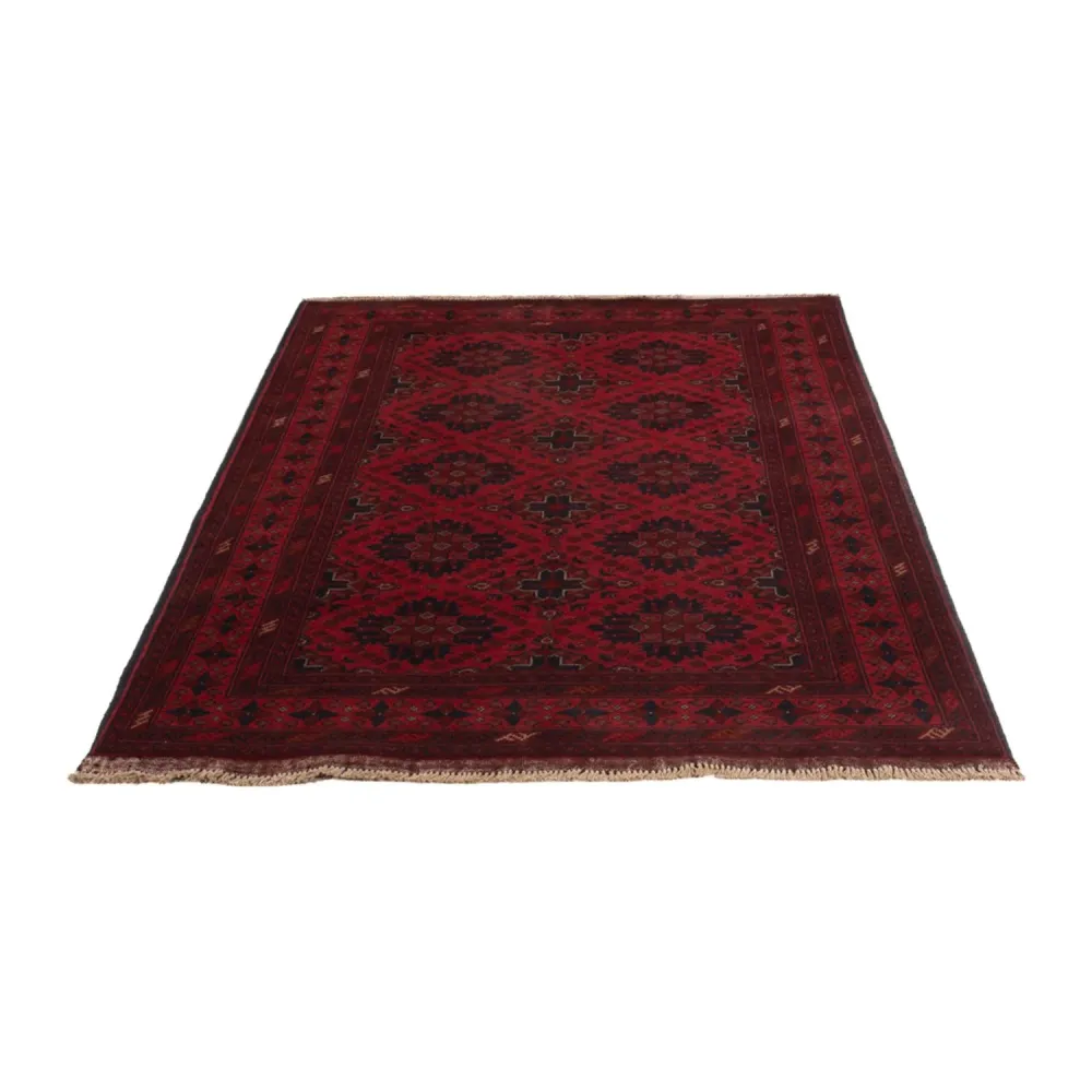 Afghanske tepper - Kunduz - 200 x 122 cm - rød