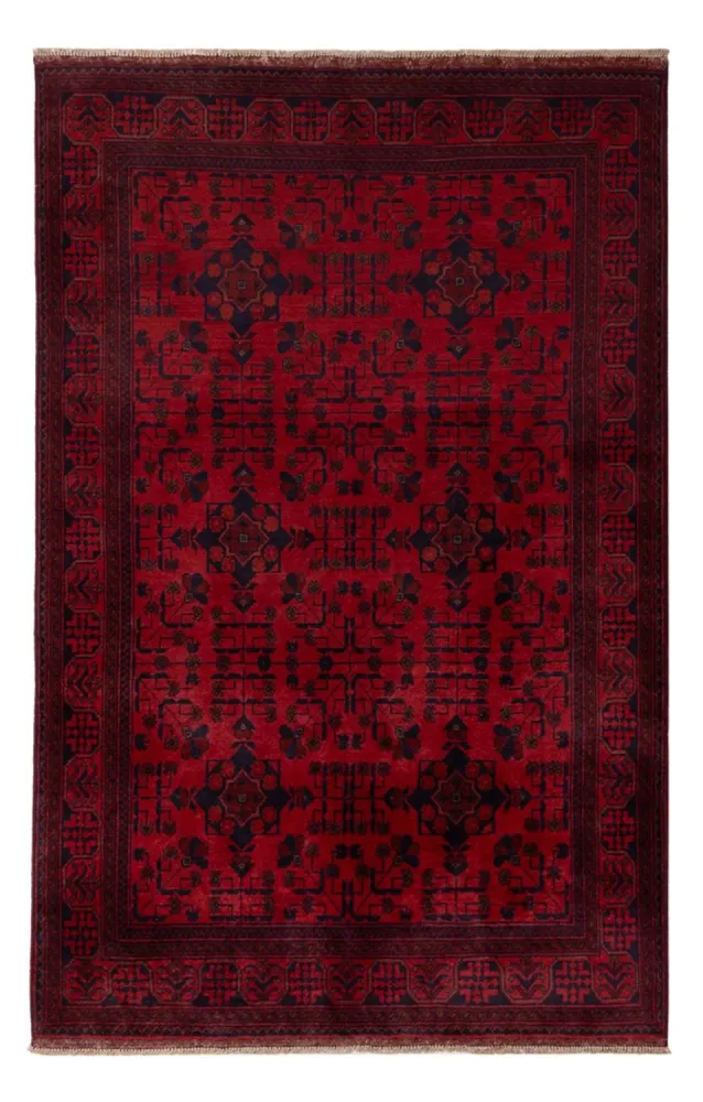 Afghanske tepper - Kunduz - 200 x 125 cm - rød