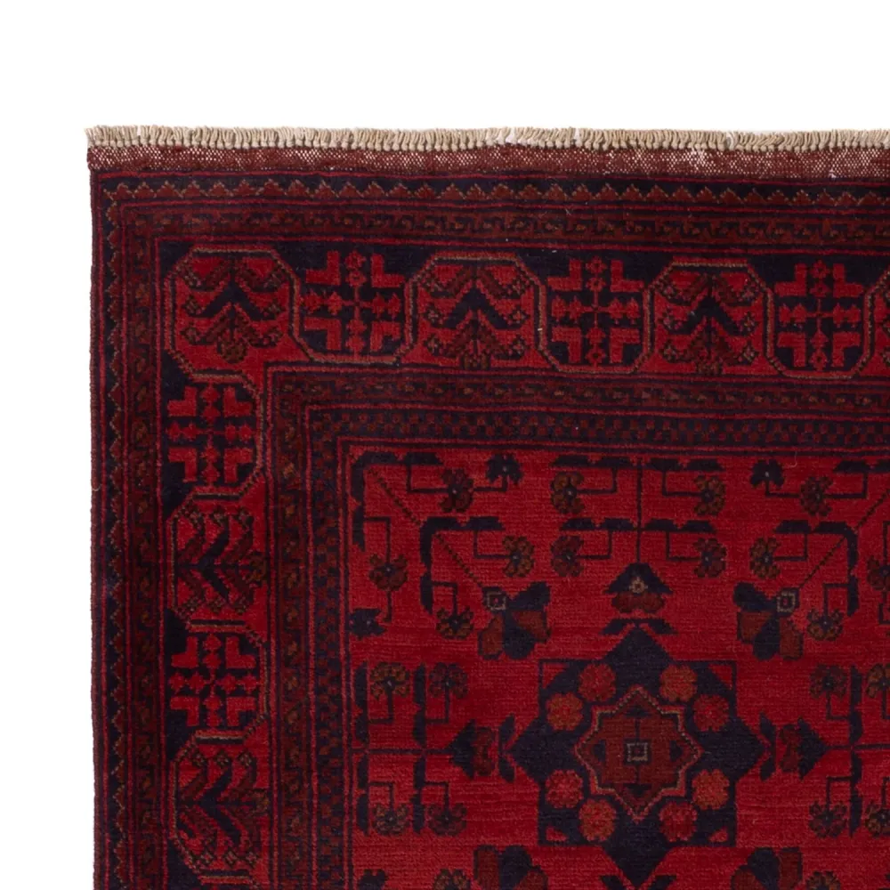 Afghanske tepper - Kunduz - 200 x 125 cm - rød