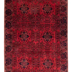 Afghanske tepper - Kunduz - 200 x 130 cm - rød