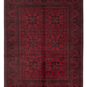 Afghanske tepper - Kunduz - 200 x 145 cm - rød