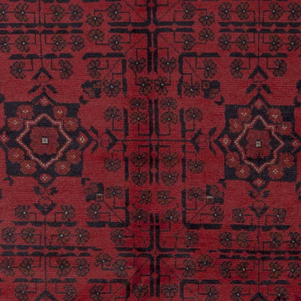 Afghanske tepper - Kunduz - 200 x 145 cm - rød