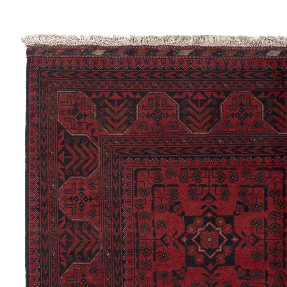 Afghanske tepper - Kunduz - 200 x 145 cm - rød