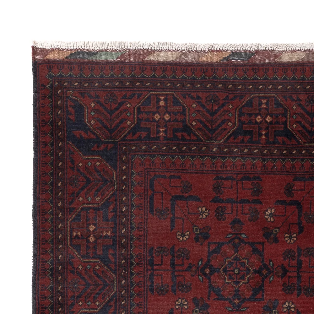 Afghanske tepper - Kunduz - 200 x 147 cm - rød