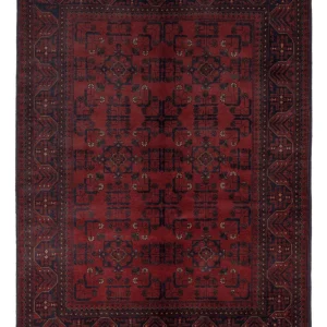 Afghanske tepper - Kunduz - 200 x 147 cm - rød