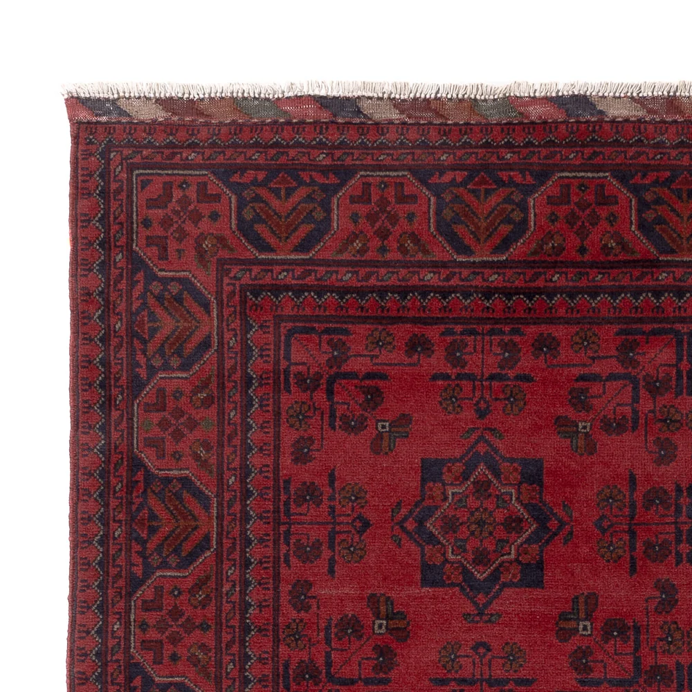 Afghanske tepper - Kunduz - 200 x 148 cm - rød
