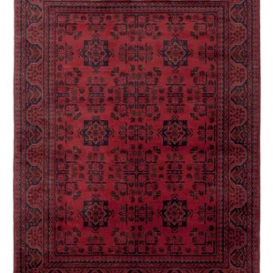 Afghanske tepper - Kunduz - 200 x 148 cm - rød