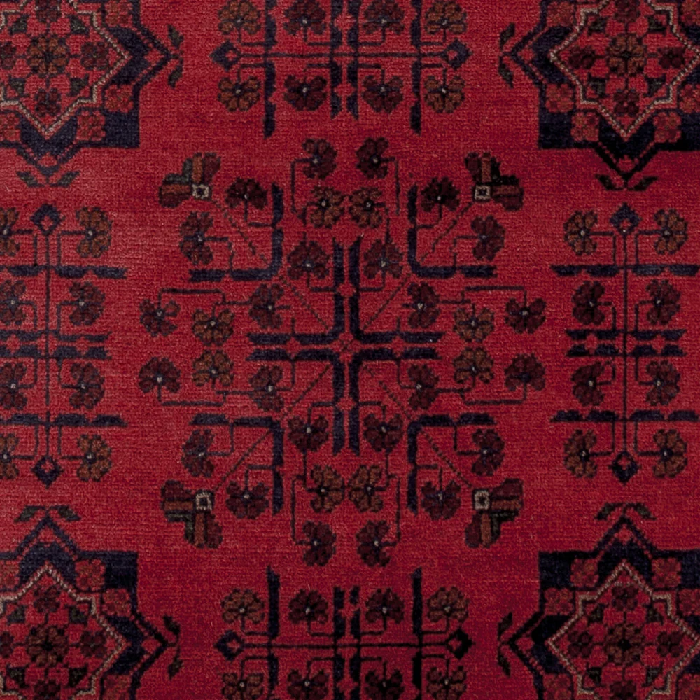 Afghanske tepper - Kunduz - 200 x 148 cm - rød