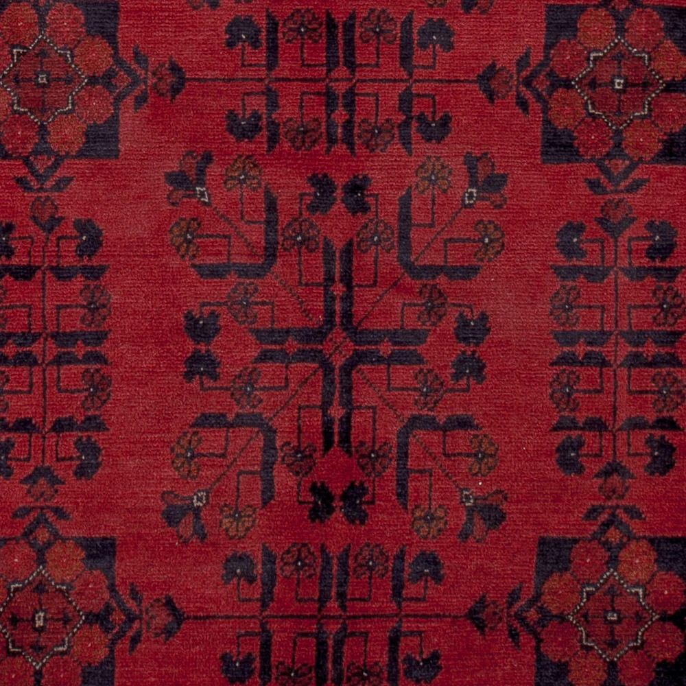 Afghanske tepper - Kunduz - 200 x 150 cm - rød