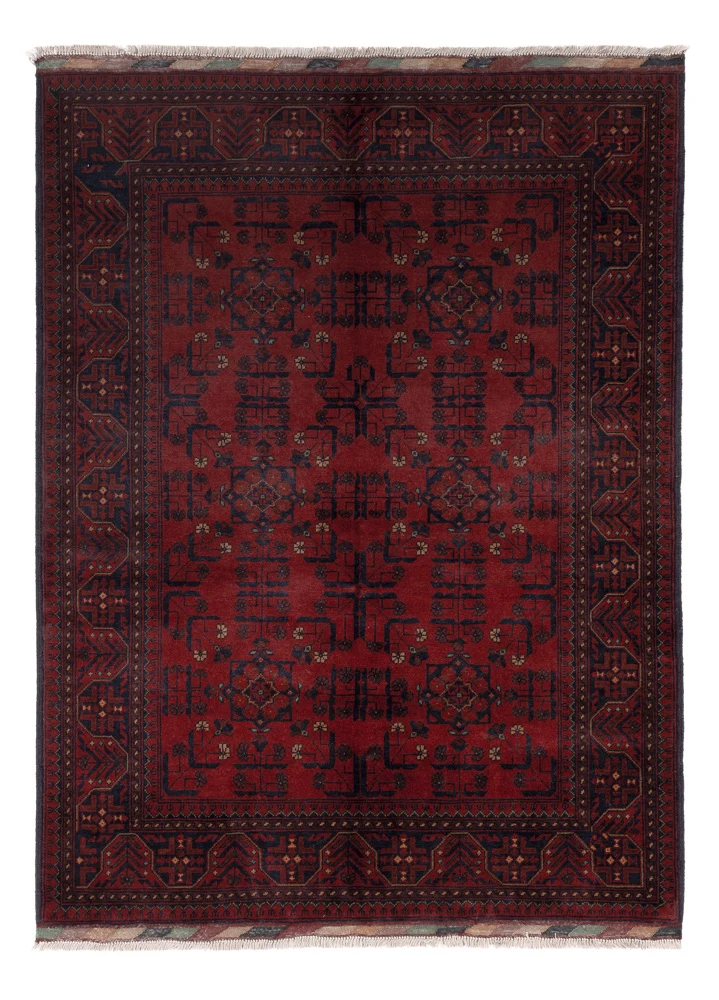 Afghanske tepper - Kunduz - 200 x 150 cm - rød