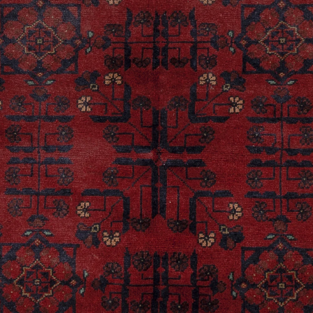 Afghanske tepper - Kunduz - 200 x 150 cm - rød