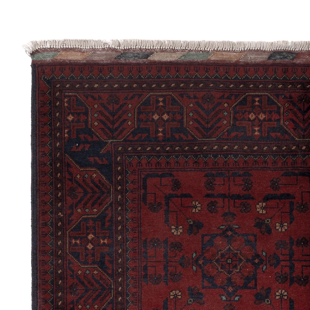 Afghanske tepper - Kunduz - 200 x 150 cm - rød