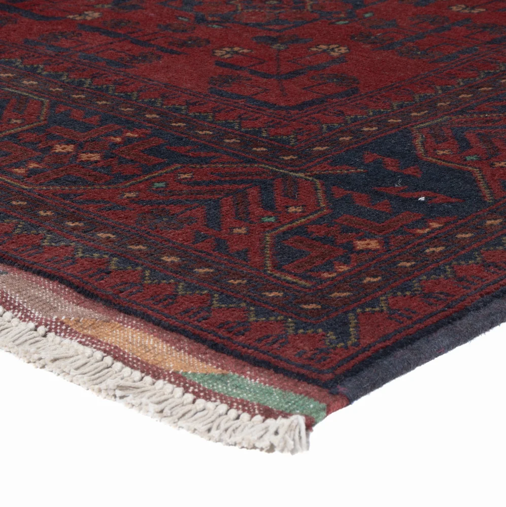 Afghanske tepper - Kunduz - 200 x 150 cm - rød